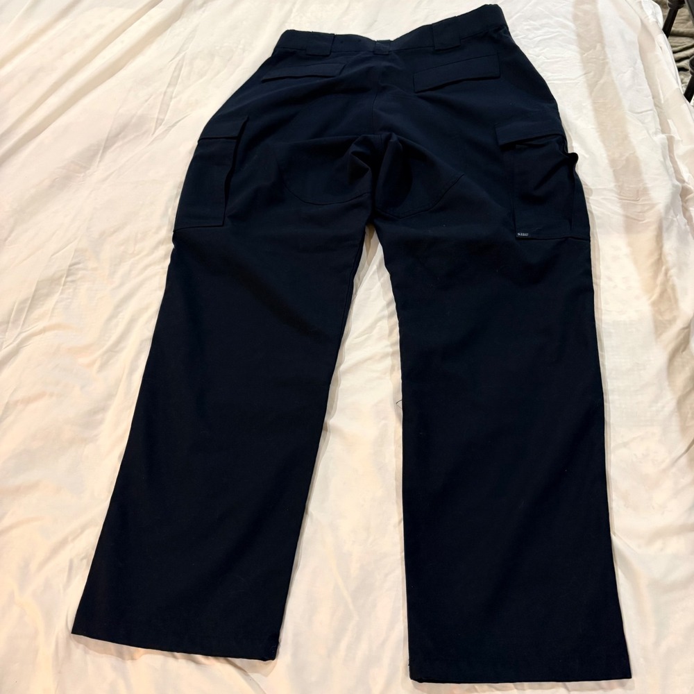 5.11 Tactical Series Mens Black Ripstop Cargo Pants‎ Large 35.5-39 Waist Regular - Picture 2 of 9